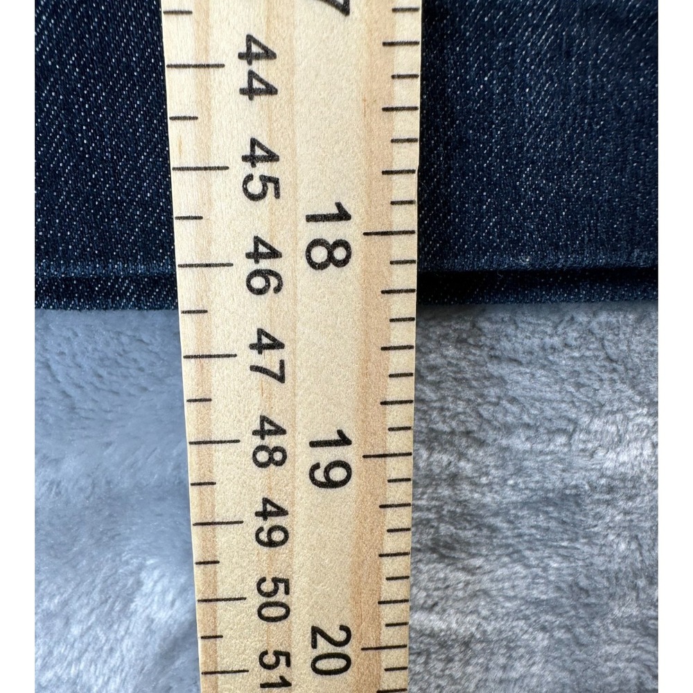LOFT Denim Mini Skirt Women's Size 10 Dark Wash Stretch Pockets Casual - Picture 10 of 10